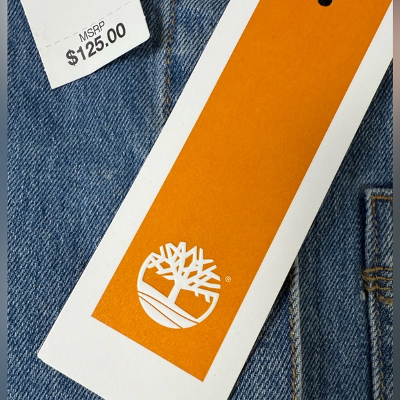Timberland Women’s Kempshire Stretch Denim Chore Cotton Blend Jacket New NWT - Picture 6 of 8
